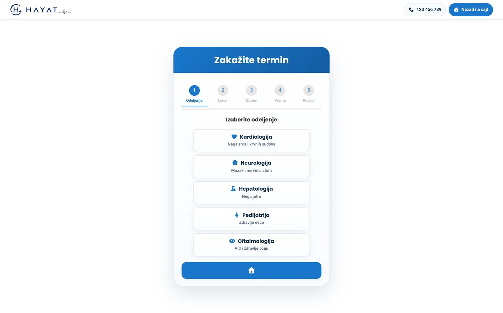 Online booking